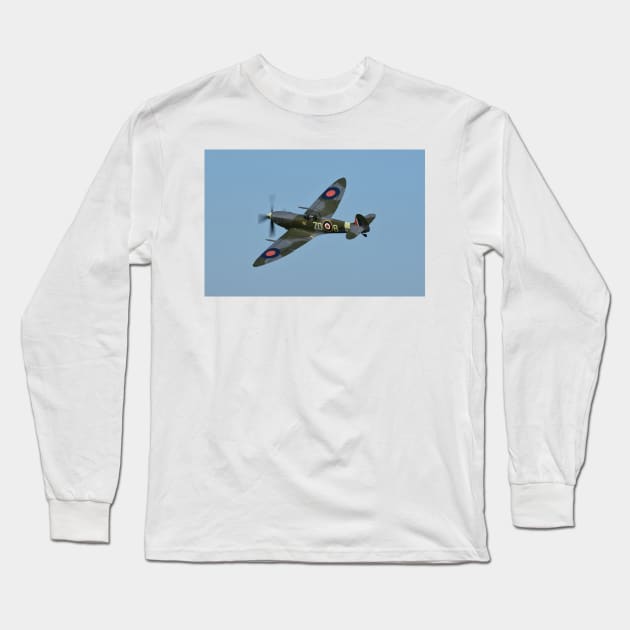 Freedom: Supermarine Spitfire Long Sleeve T-Shirt by CGJohnson